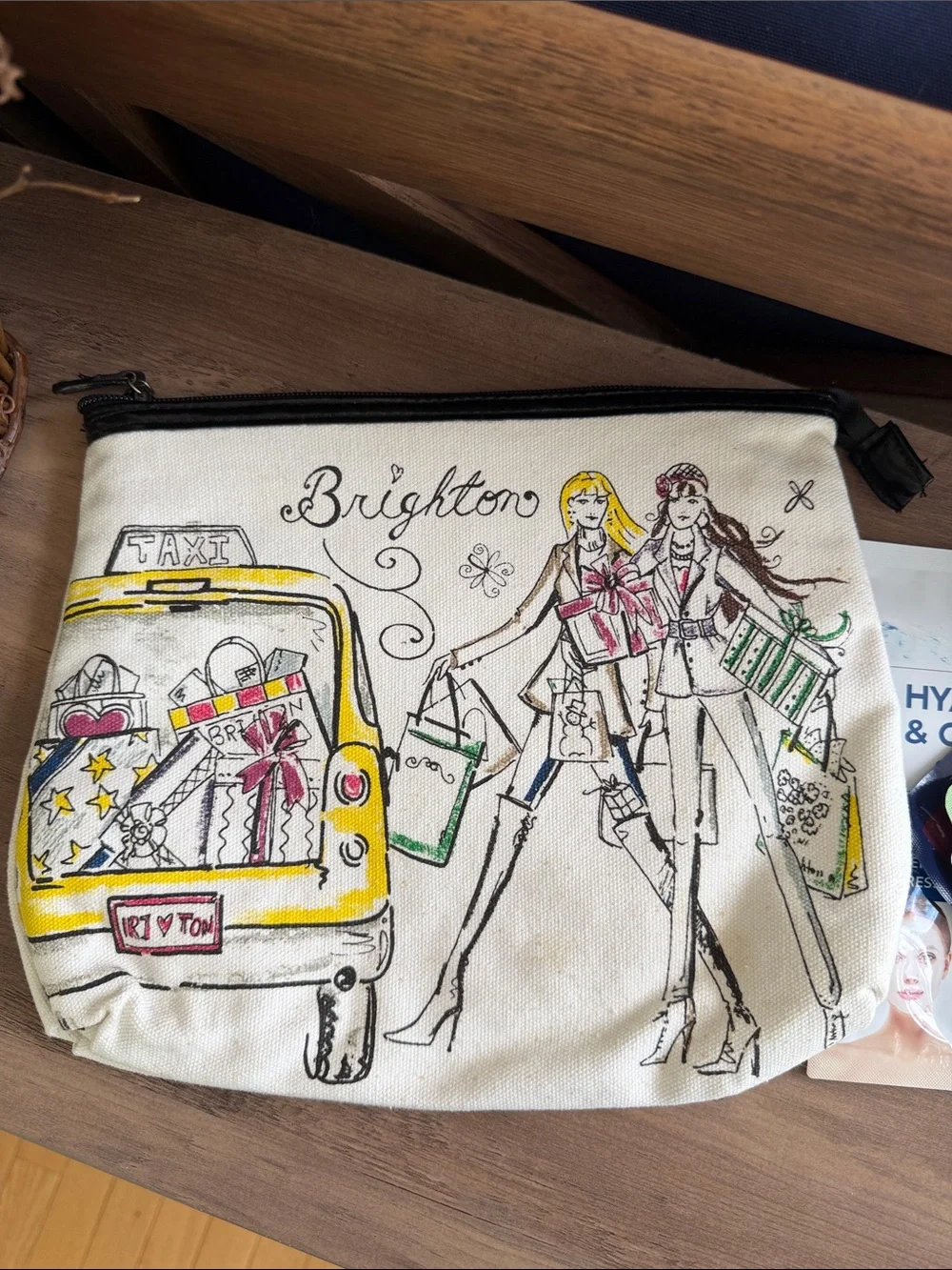 Brighton canvas pouch